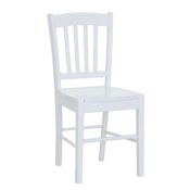Stuhl aus Massivholz Weiß - Modell Amparo