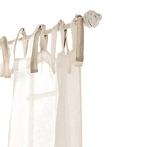 LOBERON Gardinenstange Caroline im Landhaus-Stil, weiß1