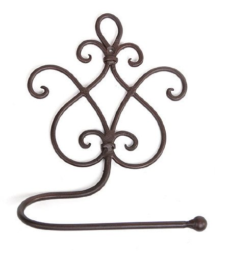 Clayre & Eef, Toilettenpapierhalter aus Eisen im Landhausstil