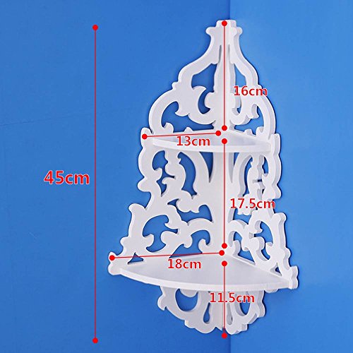 Filigree Eckregal Wandregal Haengeregal Konsole Regal weiss Wandboard Landhausstil3