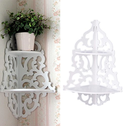 Filigree Eckregal Wandregal Haengeregal Konsole Regal weiss Wandboard Landhausstil4