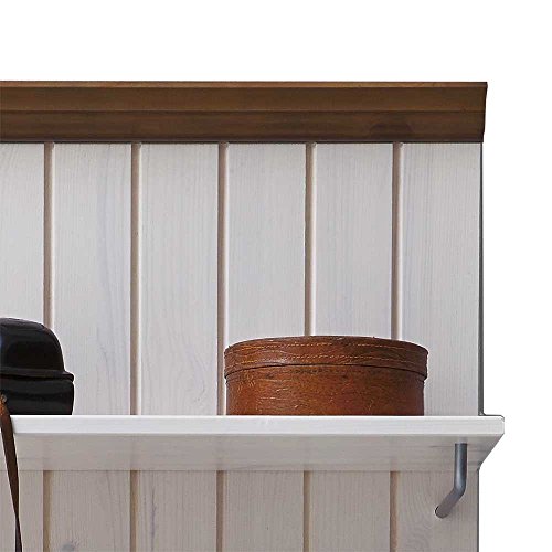 Garderobenmöbel Set im Landhausstil Kiefer Massivholz (3-teilig) Pharao243